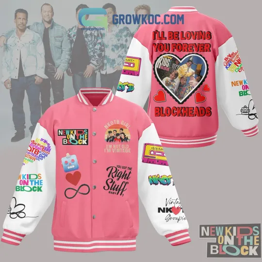 Discover NK on The Block Blockhead Valentine Baseball Jacket