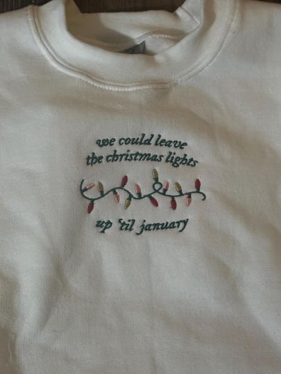 Discover We can leave the christmas lights up