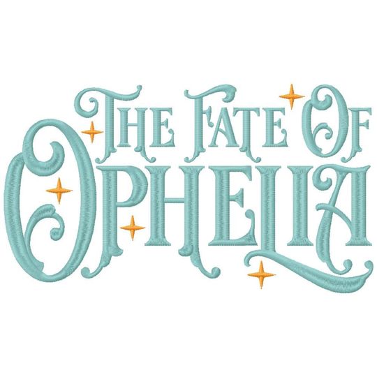 Discover The Fate of Ophelia. Embroidery Design. 4 Hoop Sizes Inc. *INSTANT DOWNLOAD*