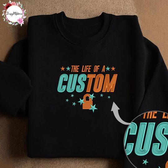 Discover Custom Embroidered Showgirl Sweatshirt: Gift For Her