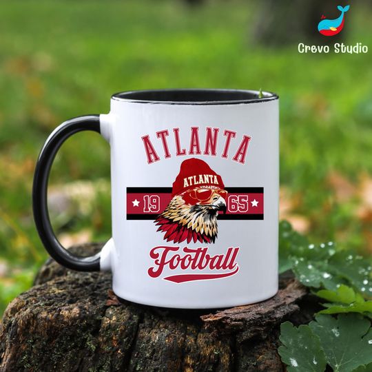 Discover Atlanta Football Mug, Personalized Falcon Coffee Cup, Custom Fan Gift Mug