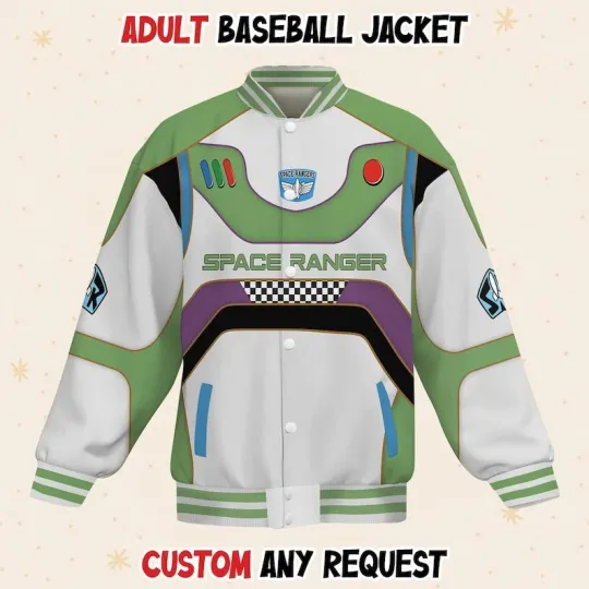Personalized Buzz Lightyear Cosplay Costume Toy Story Character Baseball Jacket