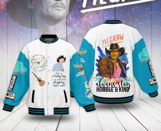 Tim McGraw Always Stay Humble Baseball Jacket