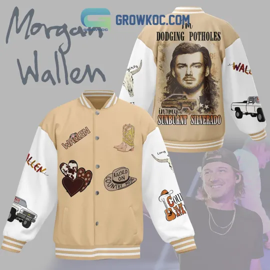 Wallen Western Dodging Potholes Baseball Jacket