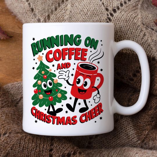 Discover Christmas Cheer Mug, Funny Christmas Mug, Christmas Tree Mug, Coffee Lover Mug, Festive Winter Mug, Winter Coffee Mug, Christmas Gift