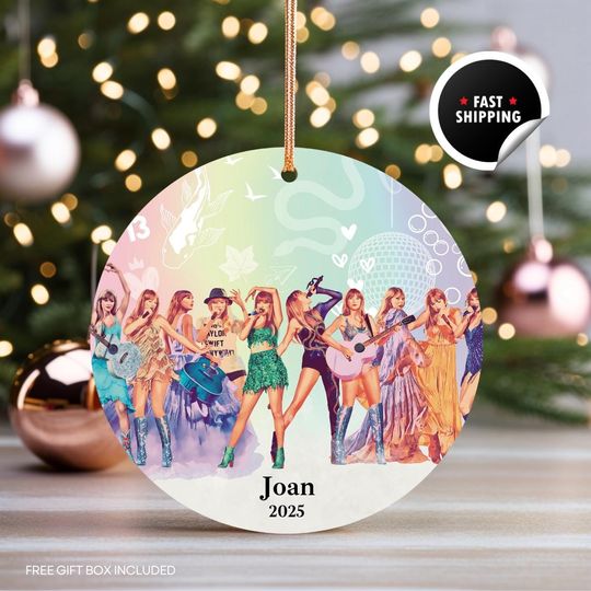 Tay Tay Personalized Christmas Ornament | Christmas Ornament | Merry Christmas | Customize Ornament | Gift for Her | Gift for Family