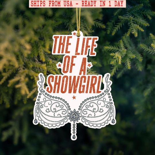 Discover The life of a Showgirl Ornament, Acrylic Christmas Keepsake 2025,  In My Era, Christmas Keepsake , Christmas Tree Decor, 2025 Christmas Era