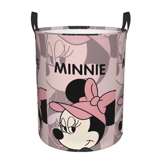 Pink Minnie Mouse Toy Laundry Baskets
