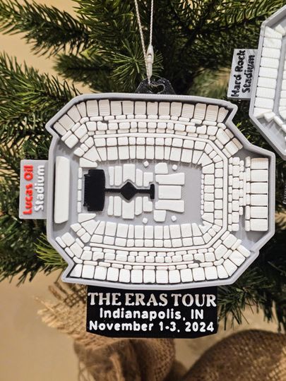Discover Taylorrr Eras Tour Ornament Stadium, Eras Tour Venue Stadium, Custom Taylorrrs Gift, Eras Memento Keepsake Merch, 3D Ornament Raised Seats Stag