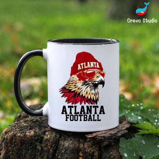Discover Atlanta Football Mug, Custom Coffee Cup Gift, Personalized Name for Falcon Fan
