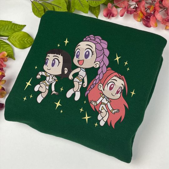 Discover Kpop Embroidered Family Sweatshirt, Kpop Merch, Halloween Gift