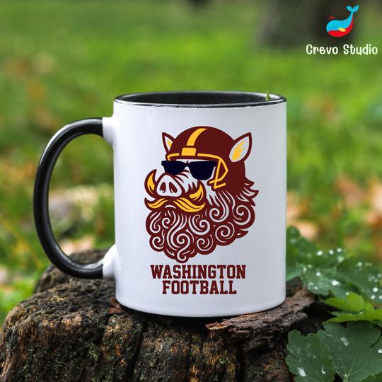 Discover Washington Football Fan Mug, Custom Coffee Cup, Personalized Gift for Football Lovers, Washington Custom Mug, Gift Idea for Her or Him