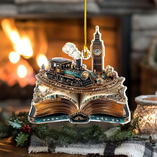 Discover A Train To Christmas Acrylic Christmas Ornament, Best Christmas Gifts Ever, Gifte Ornament Christmas, Christmas Decor, Xmas Gift For Him