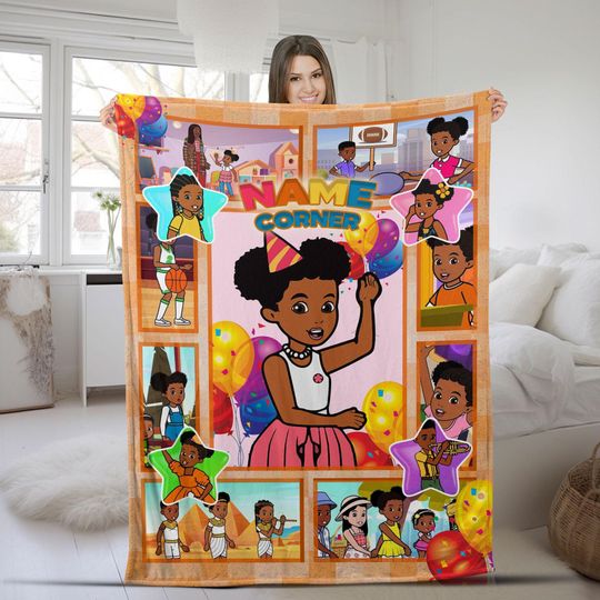 Custom Gracie's Corner Blanket, Gracie's Corner Blanket, Gracie's Corner Birthday Gifts