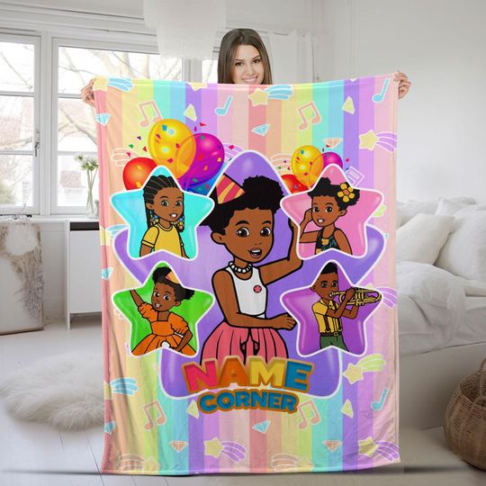 Custom Gracie's Corner Blanket, Gracie's Corner Blanket, Gracie's Corner Birthday Gifts