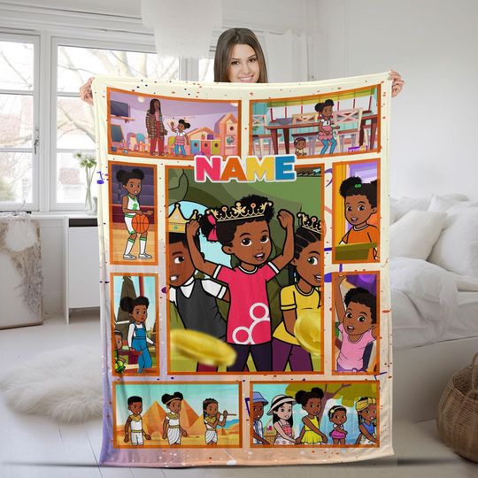 Custom Gracie's Corner Blanket, Gracie's Corner Blanket, Gracie's Corner Birthday Gifts