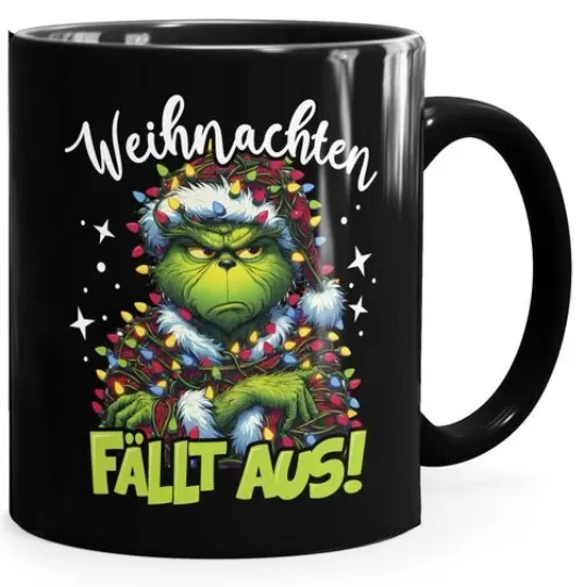 Discover Christmas Falls From funny character Mug Gift Idea Xmas Muffle Coffee Mug