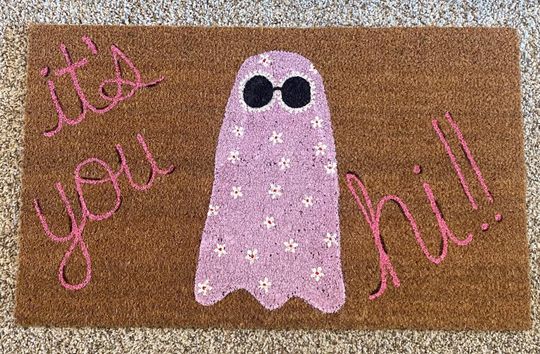 Discover Taylor Themed Halloween Ghost Door Mat