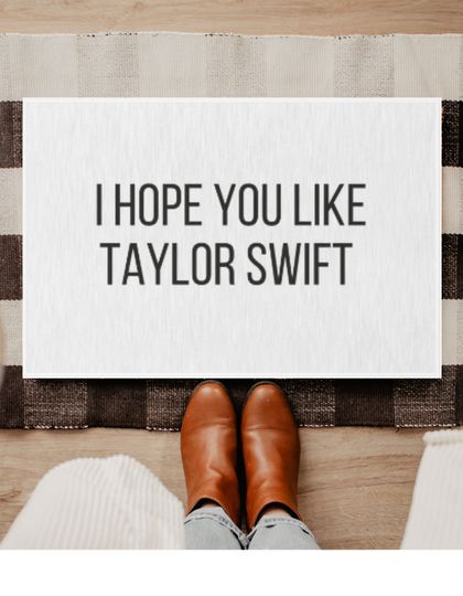 Discover I hope you like Taylorr Swifts outdoor door mat, Taylorr Swifts Decor, Taylor Switch Merch, Taylorr Swifts doormat, In this house we listen to