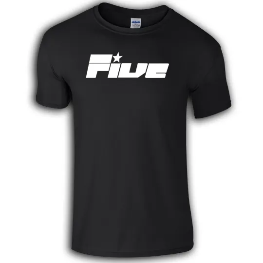 Five TShirt 90s Boy Band Pop 3D T-Shirt