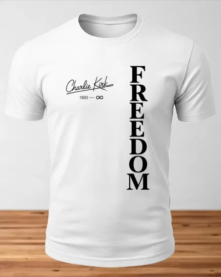 Charlie Kirk Freedom USA RIP T-Shirt Men Women