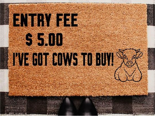 Discover I have got cows to buy Doormat, Funny mat cow Lover, Welcome Mat Housewarming Gift, Cow Farm Doormat, Farmhouse Welcome Mat, Cow Farmer Mat