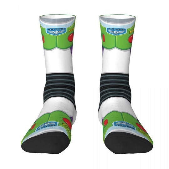 Casual Toy Story Buzz Lightyear's Space Ranger Suit Sports Socks