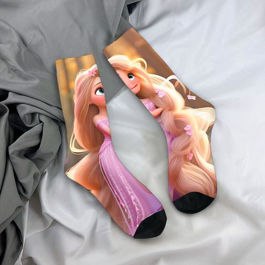Discover Tangled Princess Rapunzel Autumn Winter Stockings