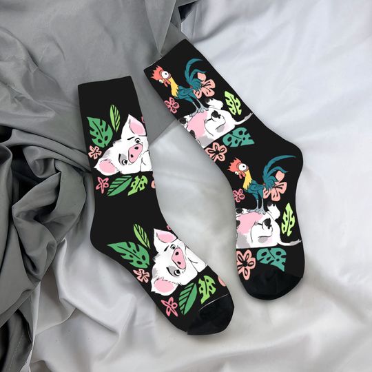 Cute  Hei Hei And Pua Moana Characters  Stockings