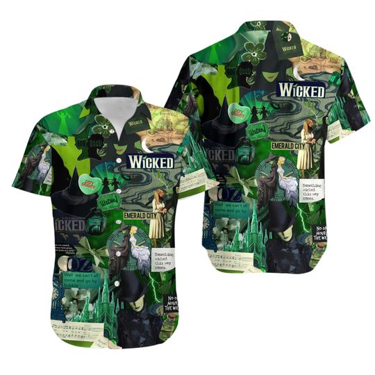 Wicked Hawaiian Shirt, Hawaiian Shirt, Beach Summer Hawaiian Shirt