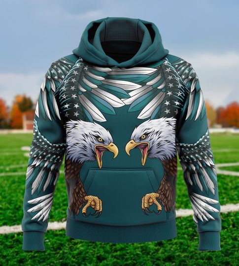 Discover Renegade Football Eagles Hoodie style full feather