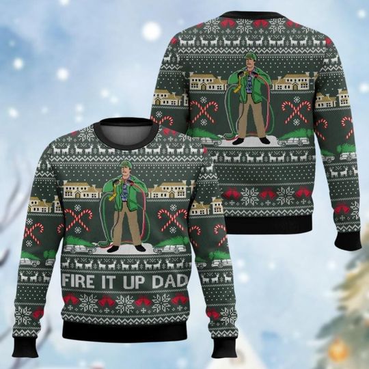 National Lampoons Christmas Vacation Ugly Sweater, Griswold Holiday Sweatshirt, Vintage Christmas Movie Shirt, Christmas Gift For Fan