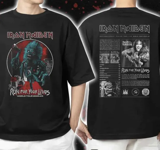 Discover IRMA 50Th Anniversary Run For Your Lives World Tour 2025-2026 Unisex T-Shirt
