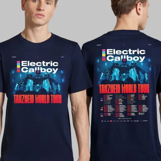 Discover Electric Callboy Tanzneid World Tour 2025 2026 USA Canada Jp And Aus T-Shirt