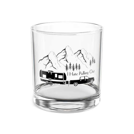 Discover Funny Whiskey Rocks Glass, I Hate Pulling Out Glass, Fun Camping Glass, Hilarious Gifts For Him, Mens Whiskey Glass