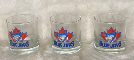Discover Vintage Toronto Blue Jays Old Fashioned Rock Glasses Set