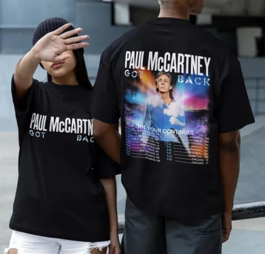 P McCartney 2025 Tour T-Shirt - Fan Merchandise