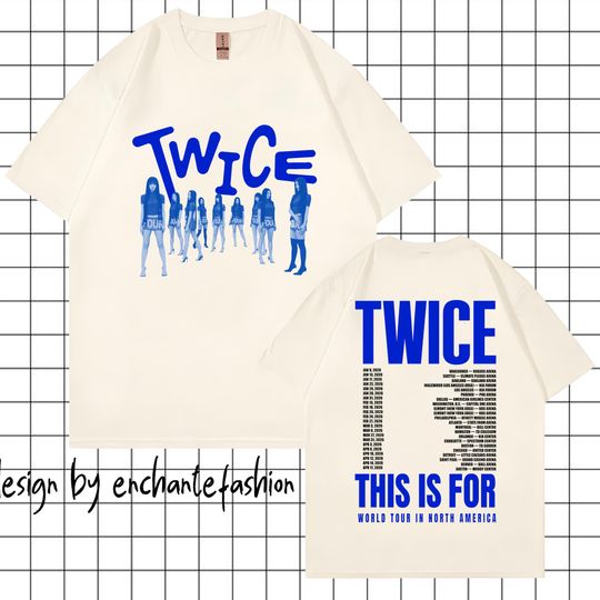 Twice This Is For World Tour in US Shirt, Twice World Tour 2026 Shirt, Twice TEN: The Story Goes On Shirt,  TWICE 10th Anniversary Tee