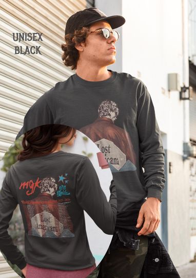 Discover Machine Gun Kelly Lost American Tour 2025 Longsleeve | Rock Rap Merch | Unisex Concert Tee