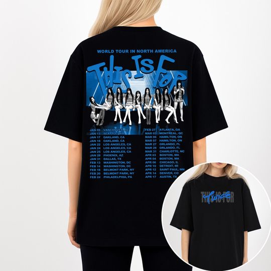 Discover Twice This Is For World Tour in US 2026 Shirt, Twice TEN: The Story Goes On Shirt, Four Twice Shirt, 10th Anniversary Shirt, Twice Members
