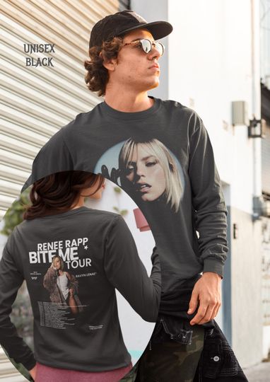 Discover Rene Rapp Bite Me Tour 2025 Longsleeve | Pop Singer Merch | Concert Outfit for Music Lovers