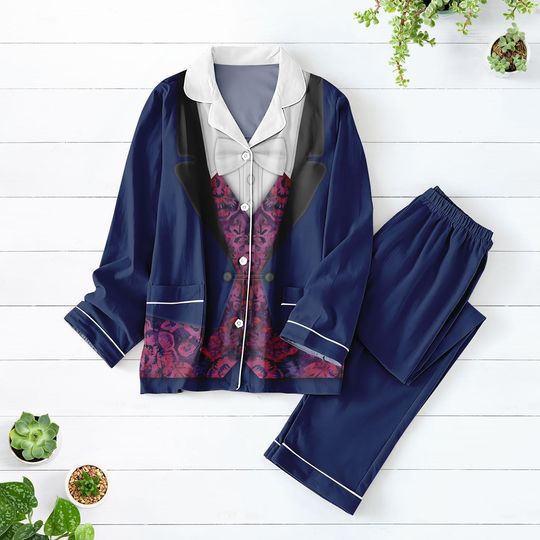 Discover Dreamfinder Halloween Cosplay Pajamas Set, Disney Epcot Women Pajamas, Disneyland Adventures Family Pjs, Funny Spooky Sleepwear