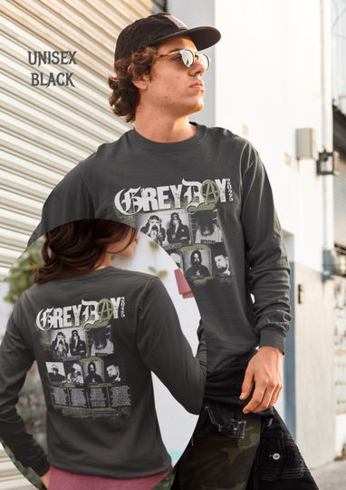 Grey Day 2025 Tour Long Sleeve Shirt | Hip-Hop Merch | Concert Outfit for Music Lovers