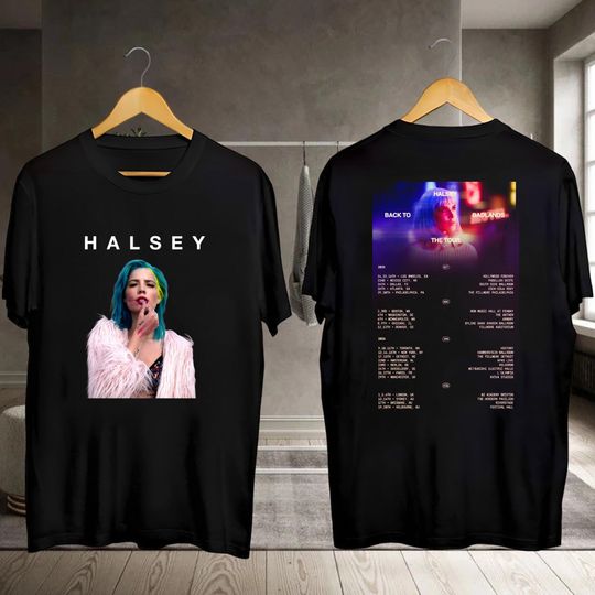 Discover Graphic Halsey Shirt, Halsey Back To Badlands Tour 2026 Shirt, Halsey Shirt, Halsey Badlands Album Shirt, Halsey Fan Gifts, Halsey Merch
