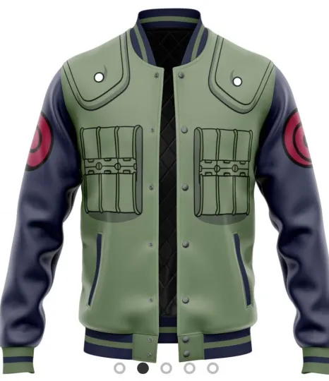 Discover Narutoo jacket LARGE MEN. Bottom Button Needs Repair