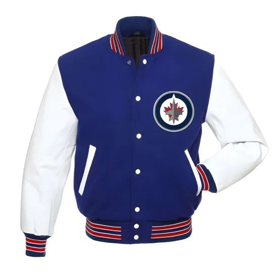 Columbus Blue Royal Blue Body White Jacket