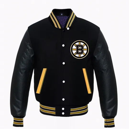 Boston Bruins Black  Body Black Jacket