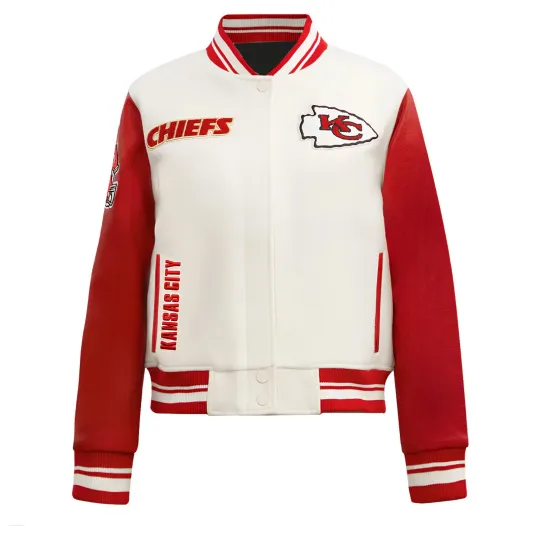 Kansas City Chiefs White Body Red Jacket