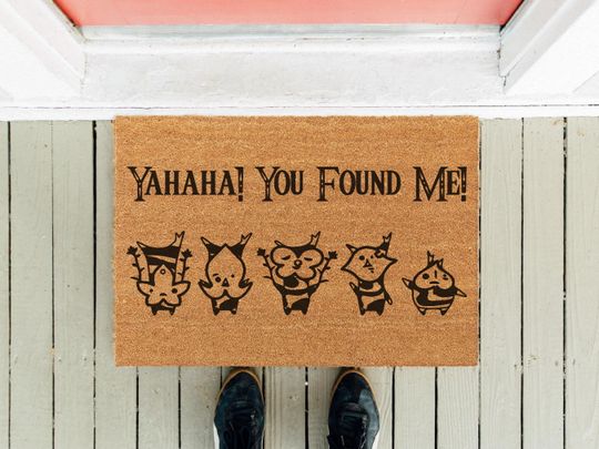 Yahaha! Korok Seed Doormat: Funny Video Game Door Rug