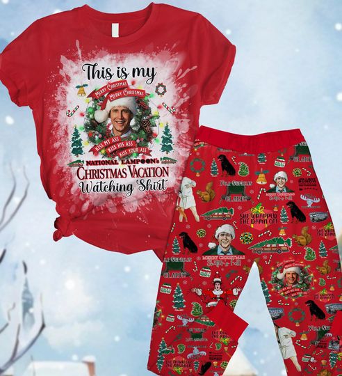 Christmas Griswold Pajamas Set, National Lampoons Christmas Vacation Pajamas, Vintage Christmas Movie Pajamas Family, Christmas Gift